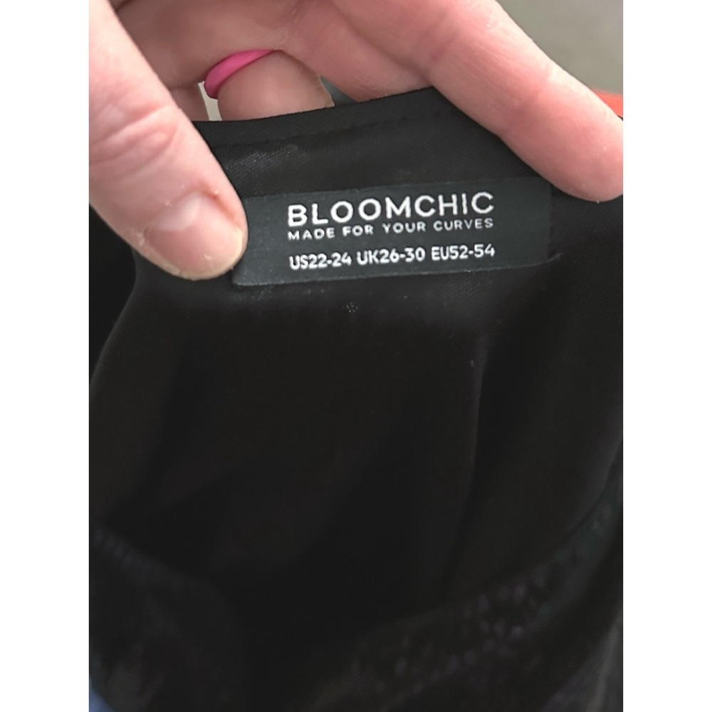 Bloomchic Black Solid Pocket Lantern Sleeve Wrap … - image 7